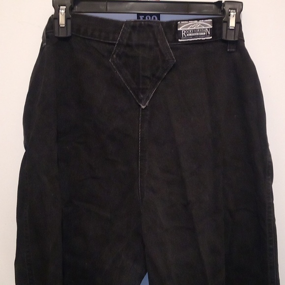 ROCKY MOUNTAIN Black Jeans - Size 9/10 - Picture 10 of 11
